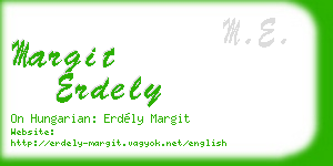 margit erdely business card